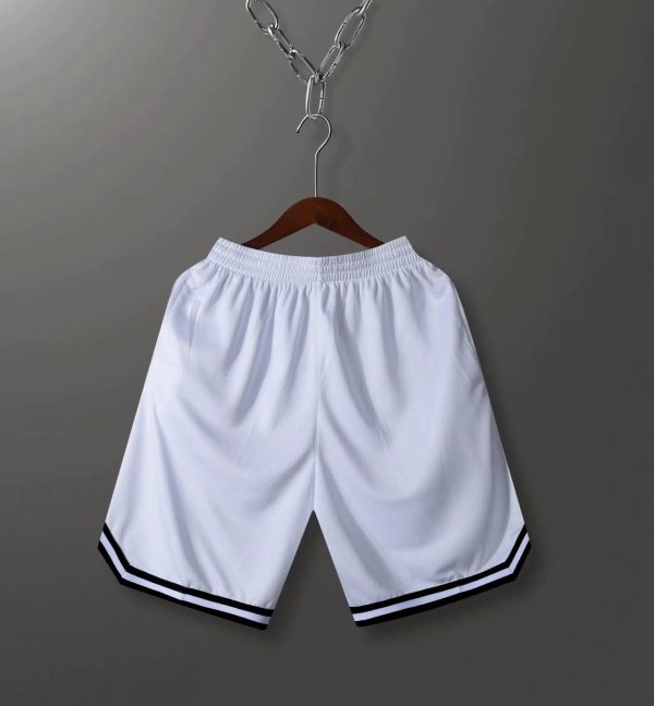 Summer shorts men's shorts casual sports pants thin air-conditioning pants students ice silk pants printed logo