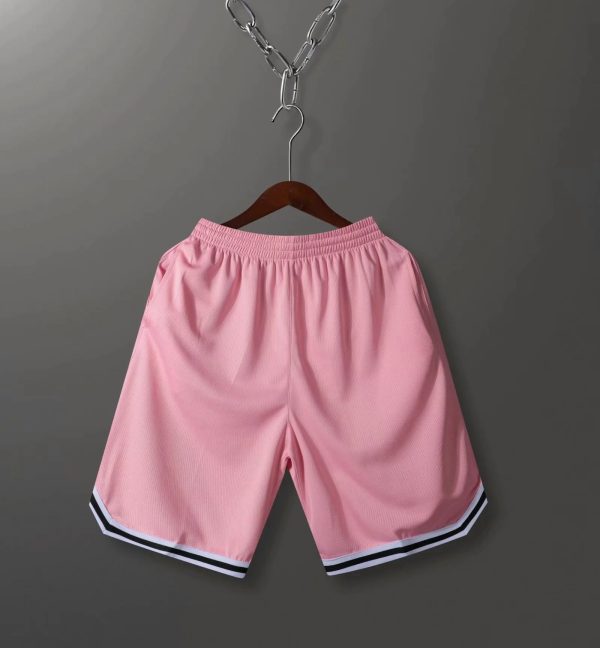 Summer shorts men's shorts casual sports pants thin air-conditioning pants students ice silk pants printed logo