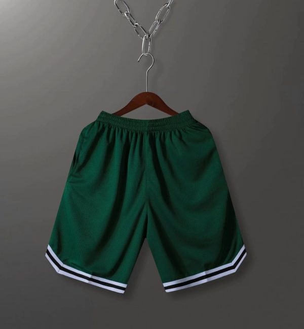 Summer shorts men's shorts casual sports pants thin air-conditioning pants students ice silk pants printed logo