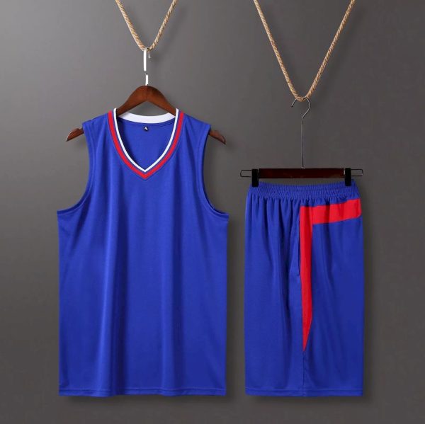 Adult children's basketball suit men's vest two-piece suit student jersey full body DIY printing number