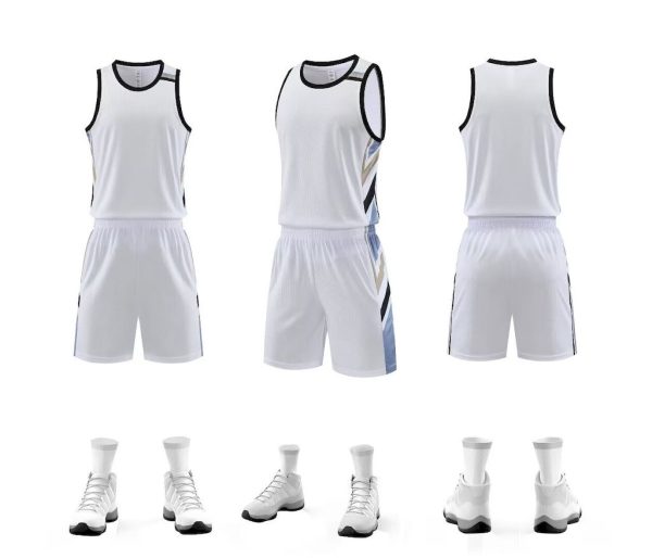 New adult children's basketball suits for men with bare board student competition vests with logo printing number