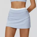 High Waist Sports Short Skirt Lined Shorts Fitness Yoga Quick Dry Running Workout Sport Skirts Tennis Skirt Golf Wear for Women - Image 4